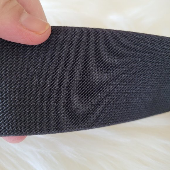 Michael Kors Womens Thick Elasticized Belt Sz S/M Black main image 4